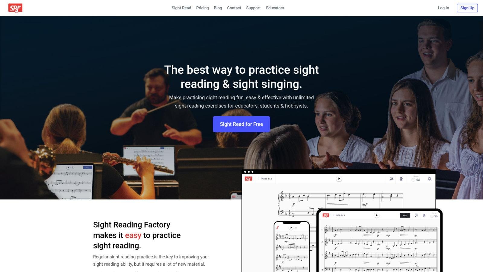 Sight Reading Factory : l'entraînement à la lecture à vue