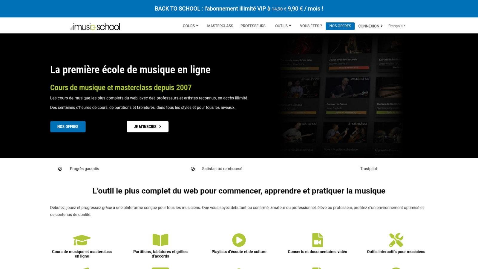 Imusic-school : soyez curieux et progressez avec des artistes renommés